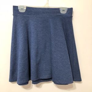 F21 Navy Jersey Skirt